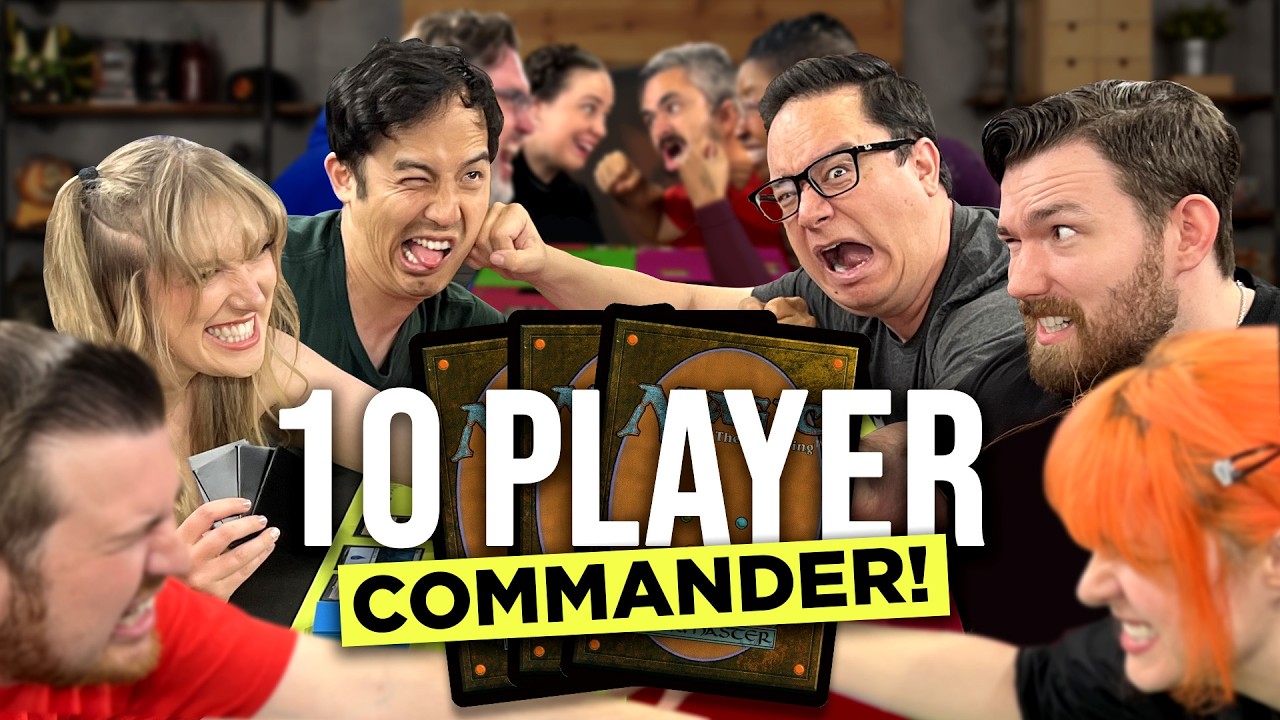 10 PLAYER Commander Game! | Magic: the Gathering Game Knights Gameplay MTG EDH