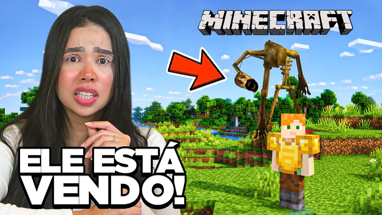 MINECRAFT MAS NÃO POSSO OLHAR PARA ESSA CRIATURA 