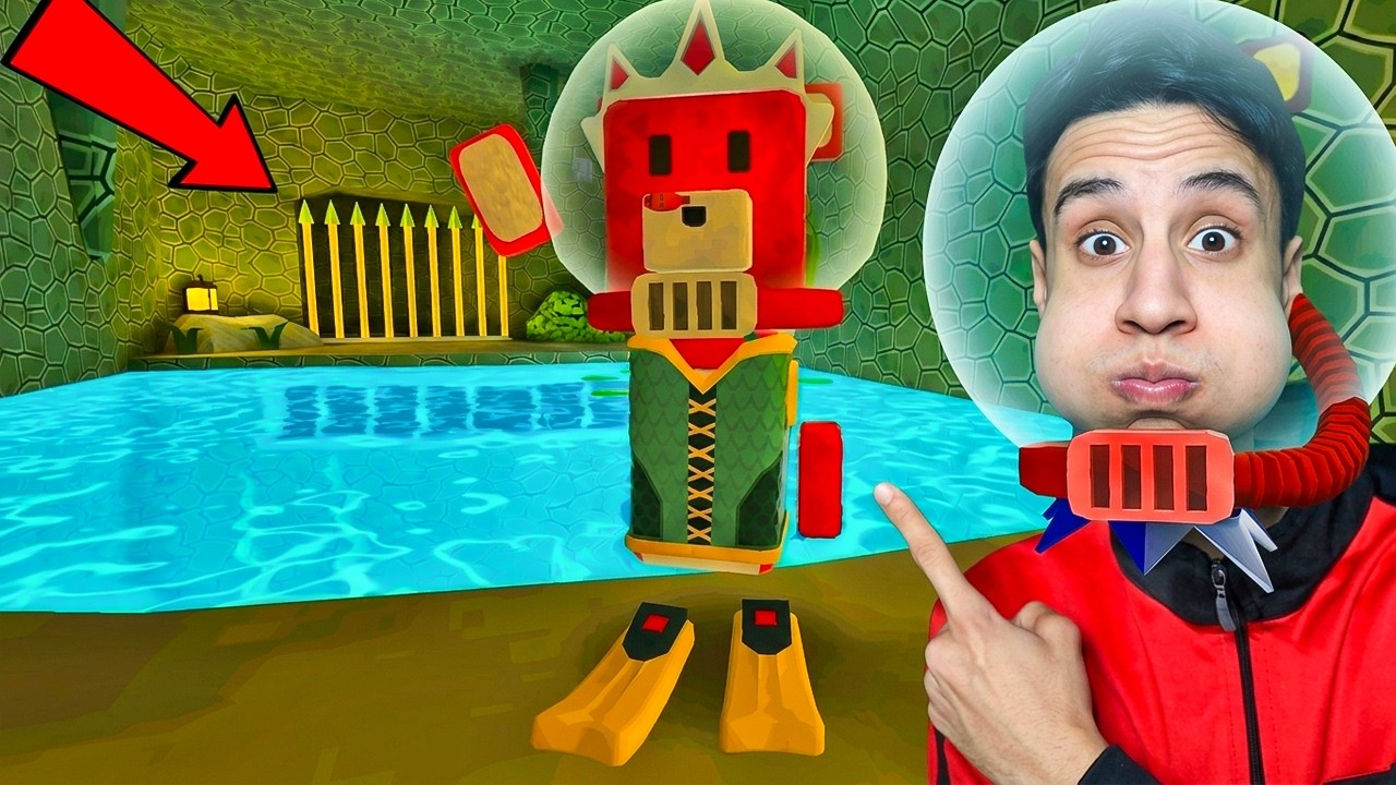 اكتشفت مكان سري تحت المحيط التحديث الجديد في Super Bear Adventure🚨🛑