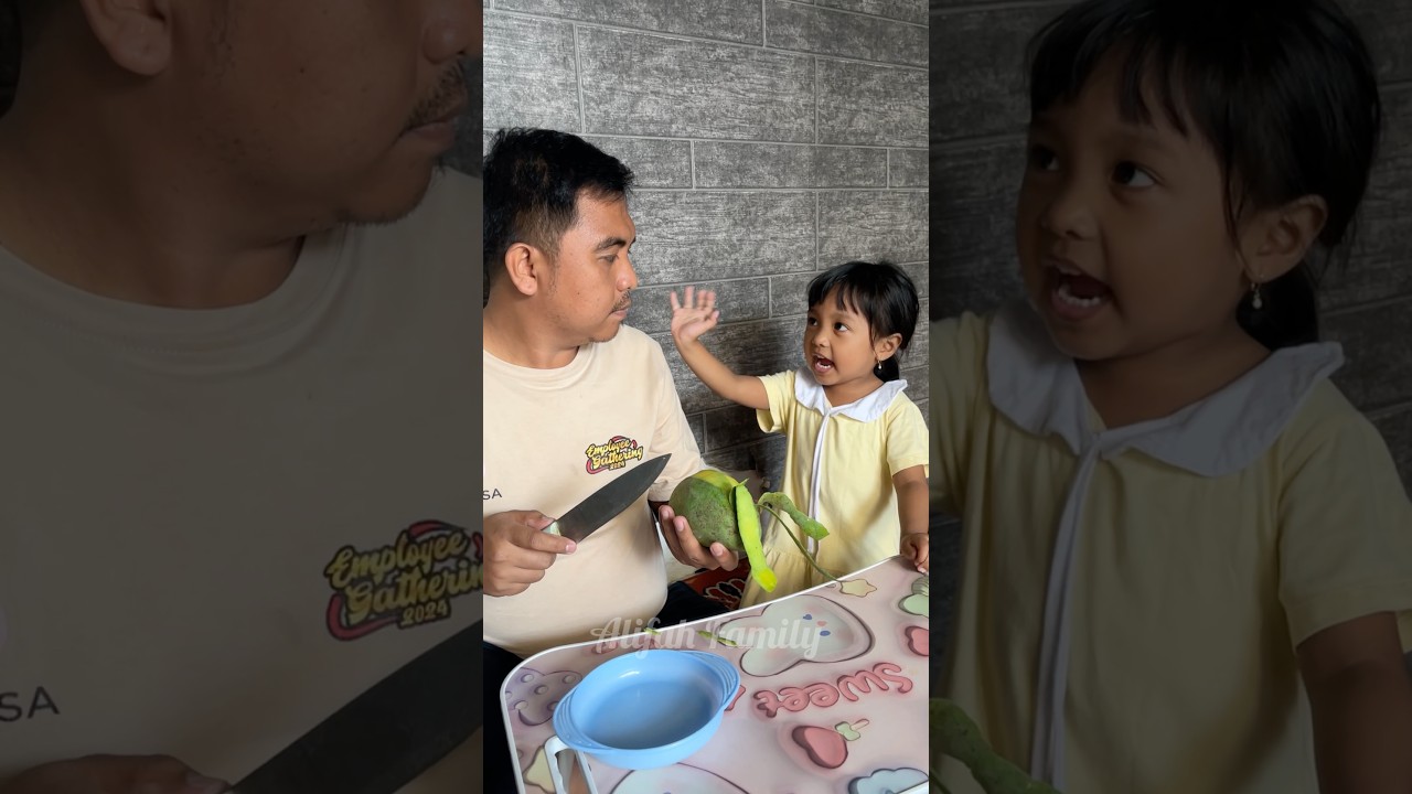 Ayah Marah Gak Mau Buatin Mangga Kura Kura‼️#masyaallahtabarakallah