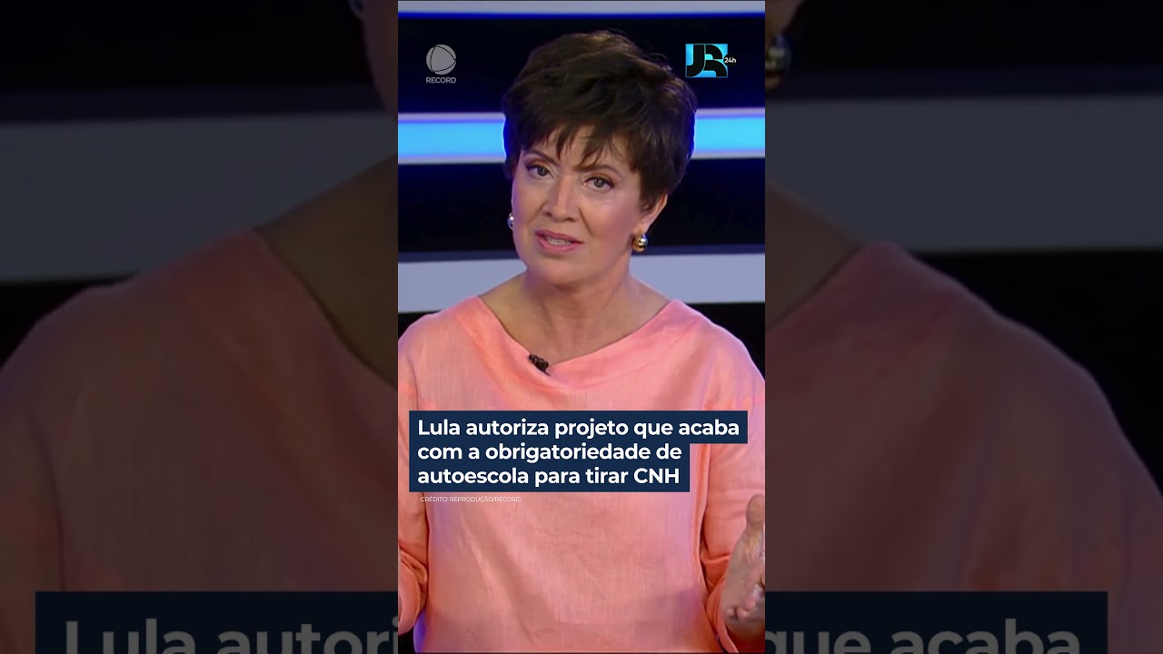 Lula autoriza projeto que acaba com a obrigatoriedade de autoescola para tirar CNH #Shorts #JR24H