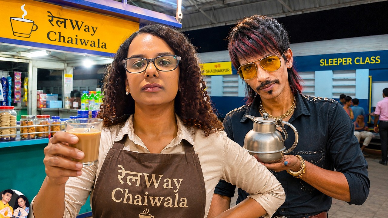 I Became a Railway Station Chaiwali | Desi Horror Game | SlayyPop