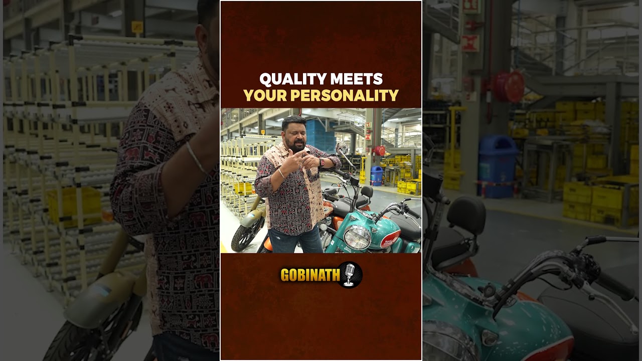 Royal Enfield Customizes Your Bike at the Factory | Names on Tank | Gobinath #shorts