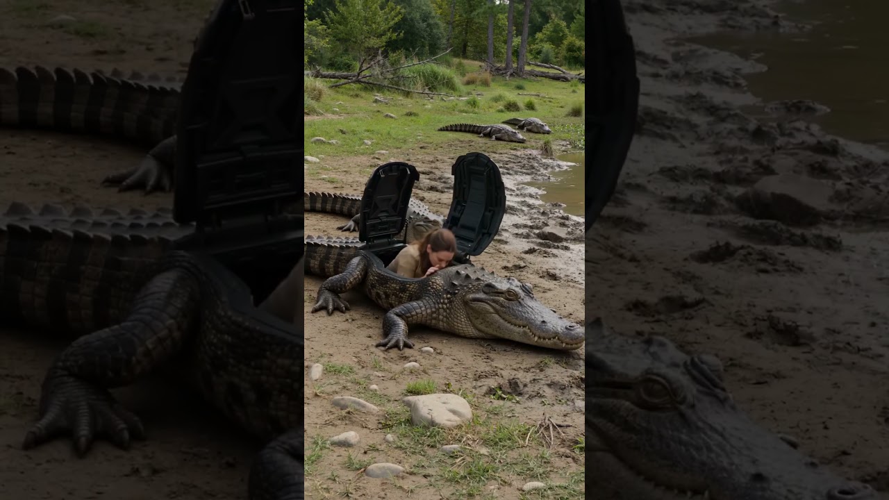 She disappeared right before our eyes! The most ingenious disguise. #shorts