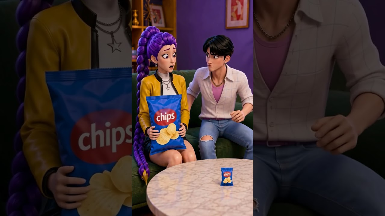 Jinu was a little selfish with the chips! 🍟 Does he regrets it? 😟
