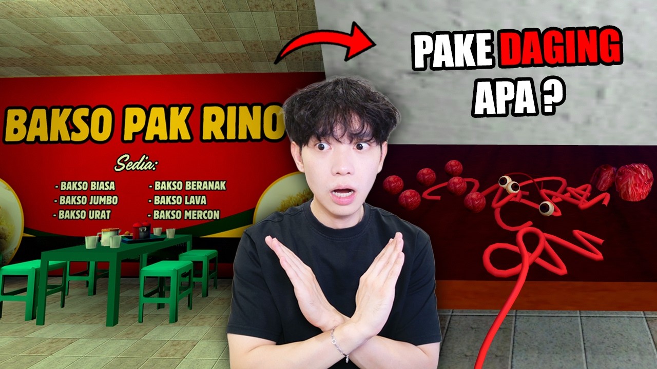 Gua KETAGIHAN MAKAN BAKSO DISINI tapi DAGINGNYA ANEH.. - Temanku Psikopat