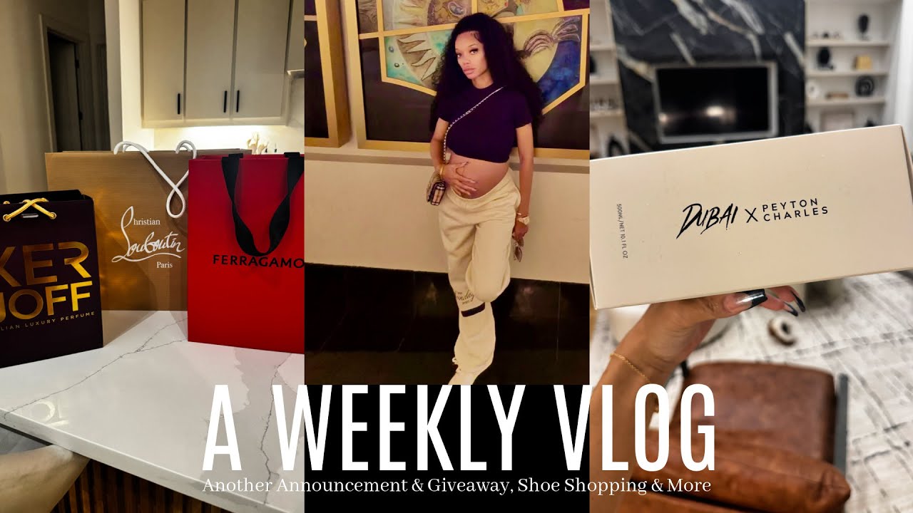 WEEKLY VLOG | Another Announcement & Giveaway, Shoe Shopping & More