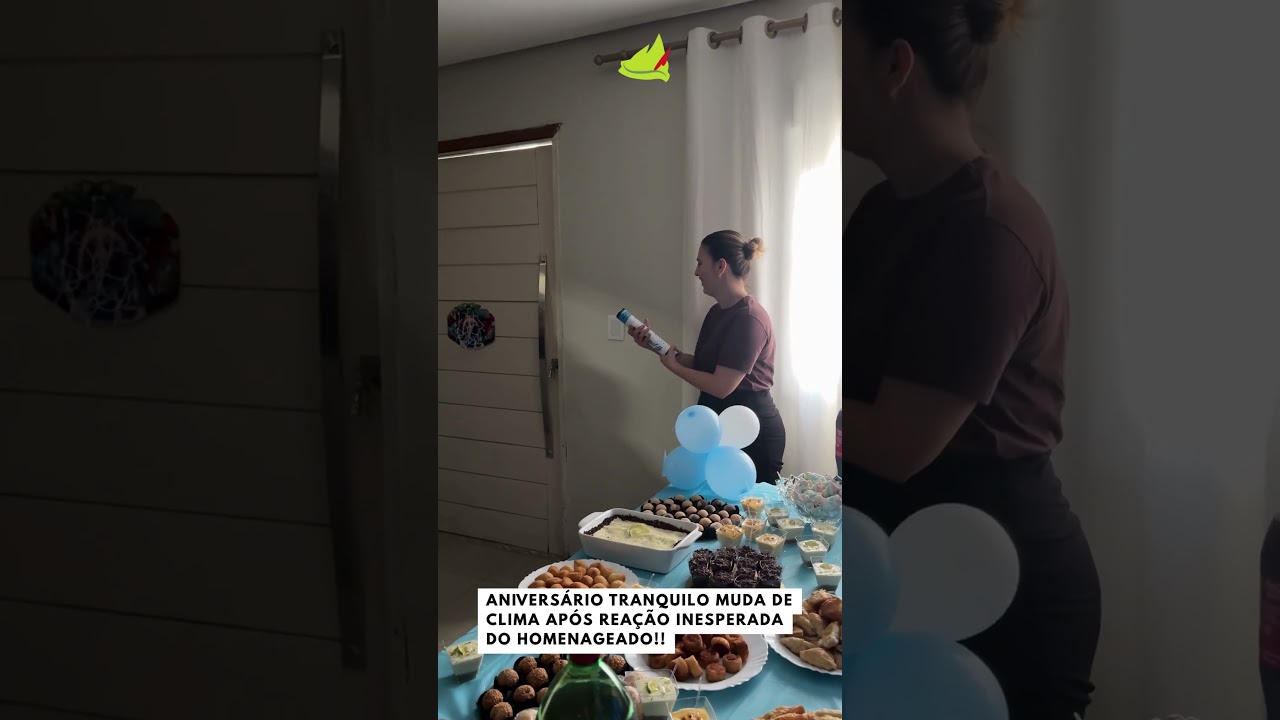 Festa em família rende cena que fez todo mundo cair na risada!! #viral