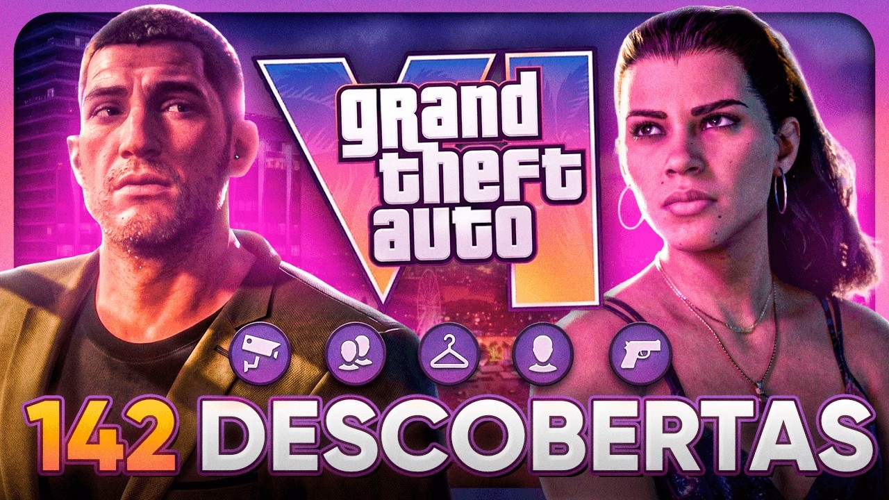 142 DESCOBERTAS INCRÍVEIS NO GAMEPLAY & OLHAR ESTENDIDO DE GTA 6