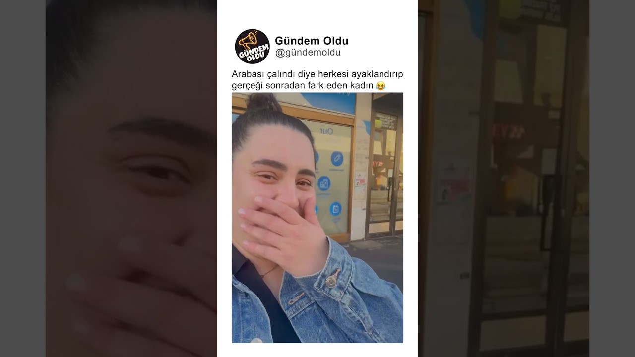 Arabası çalındı diye herkesi ayaklandırıp gerçeği sonradan fark eden kadın 😂