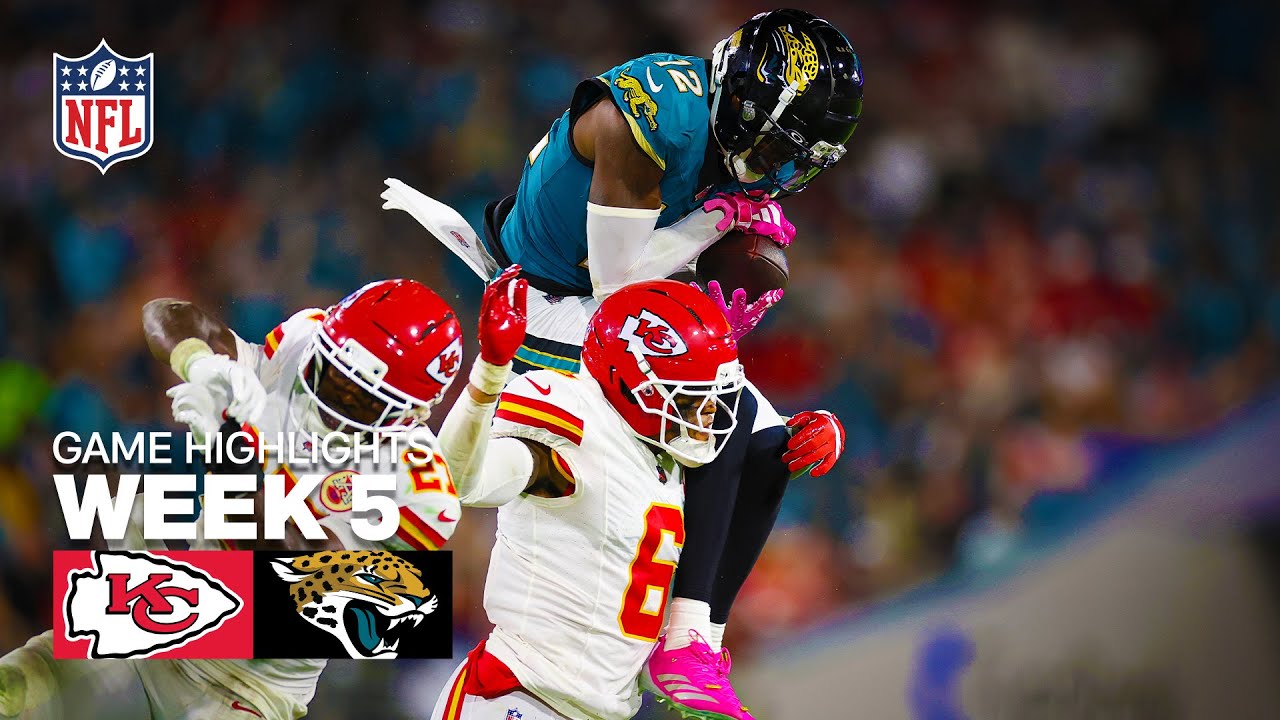 Kansas City Chiefs vs Jacksonville Jaguars Game Highlights | 2025 NFL Season Week 5
