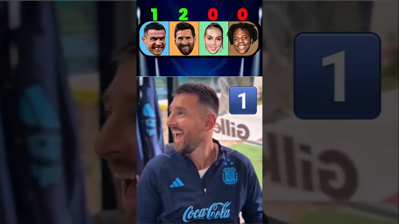 رونالدو، جورجينا، آي شو سبيد، ميسي، من تُفضّل؟ 👑🤣❤️