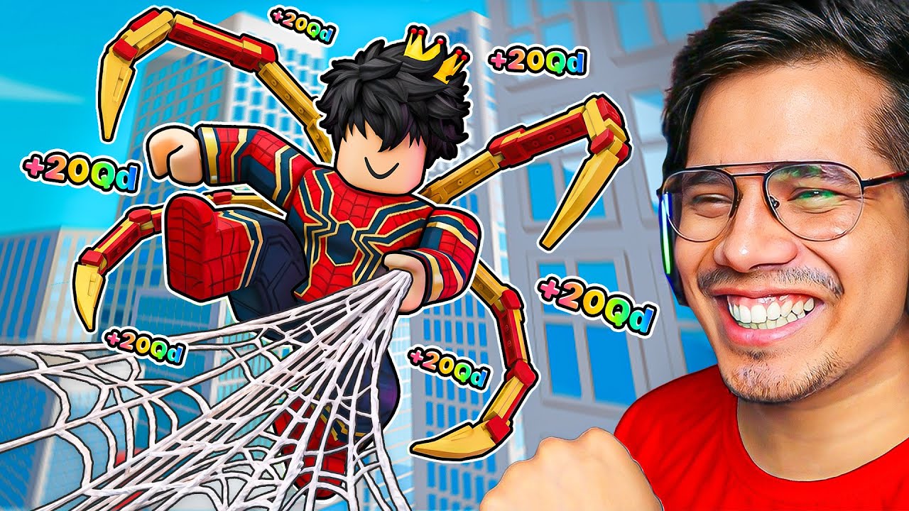 I BECAME STRONGEST SPIDERMAN TO ESCAPE ROBLOX 😱