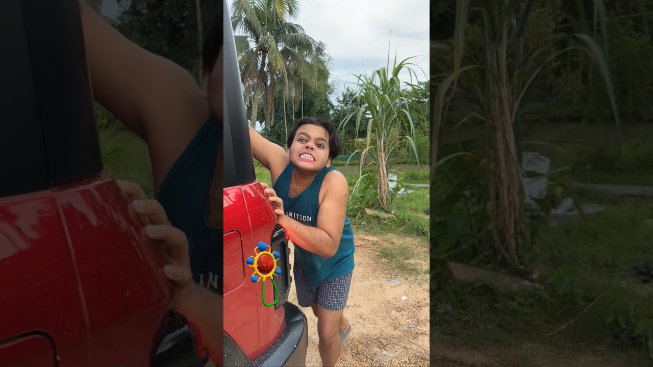 Tillu ne Thar ko Dhakka Lagaya🚗🤣#shorts #comedy #funny #olidavines