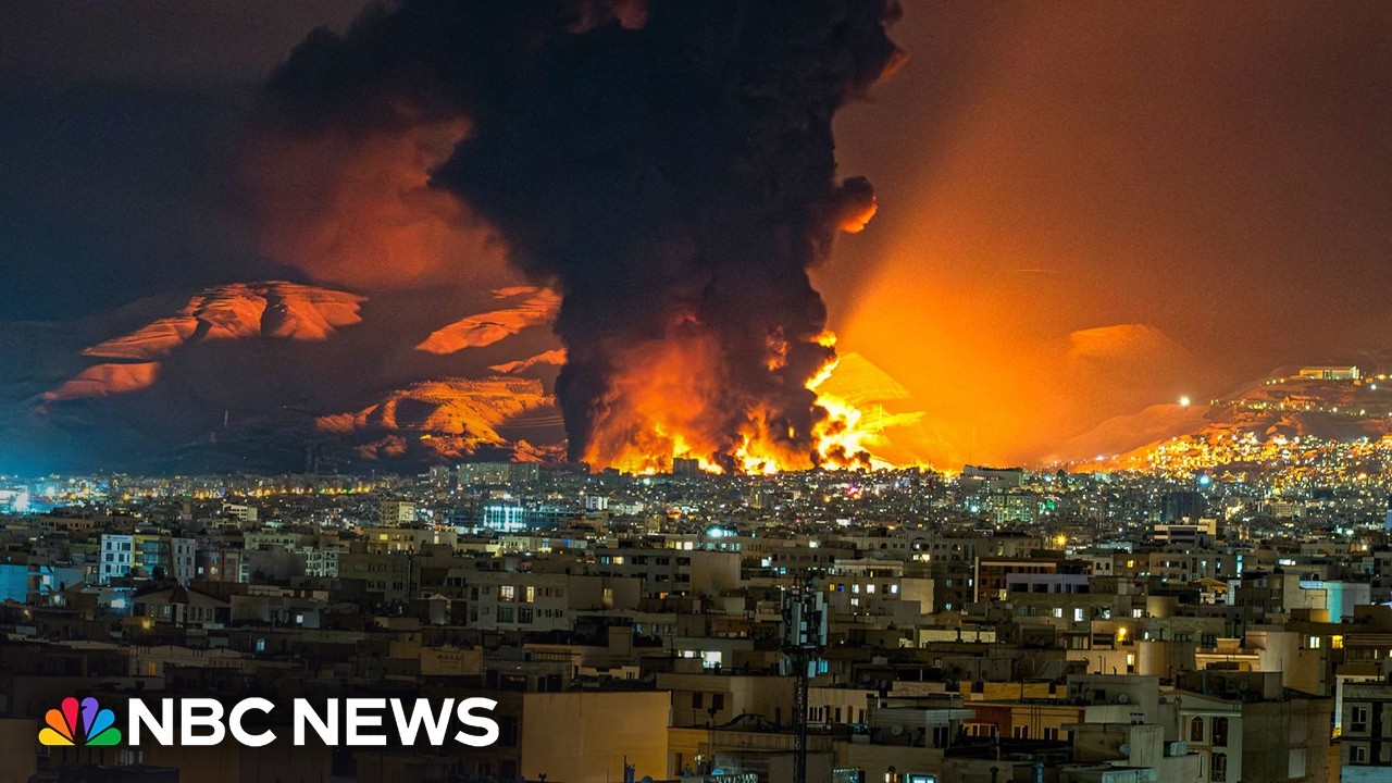 U.S. unleashes massive wave of attacks as President Trump issues new warning to Iran - Published by NBC News