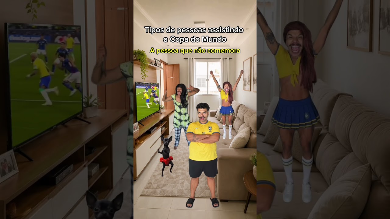 Tipos de PESSOAS ASSISTINDO A COPA DO MUNDO