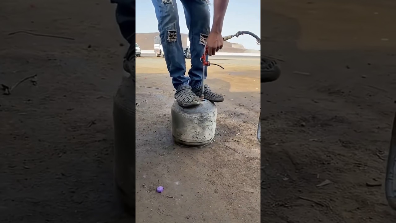 "البلونة اللي شايلة تريلا! 🚛💨"