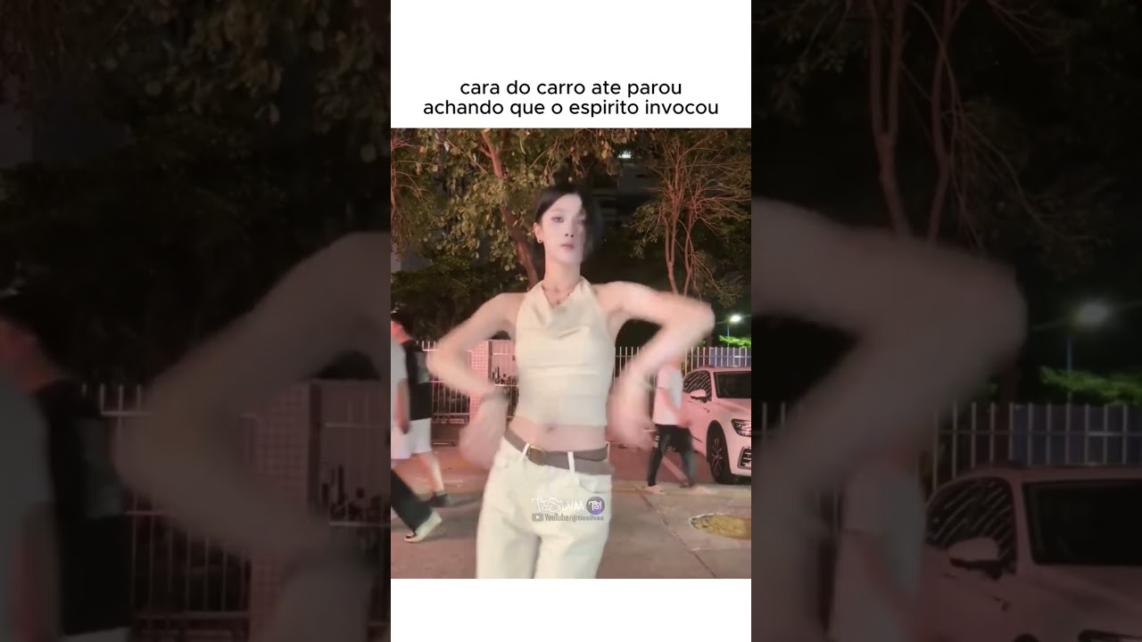 O cara do carro parando assustado 😂😂😂 #memes #tentenaorir #engraçado