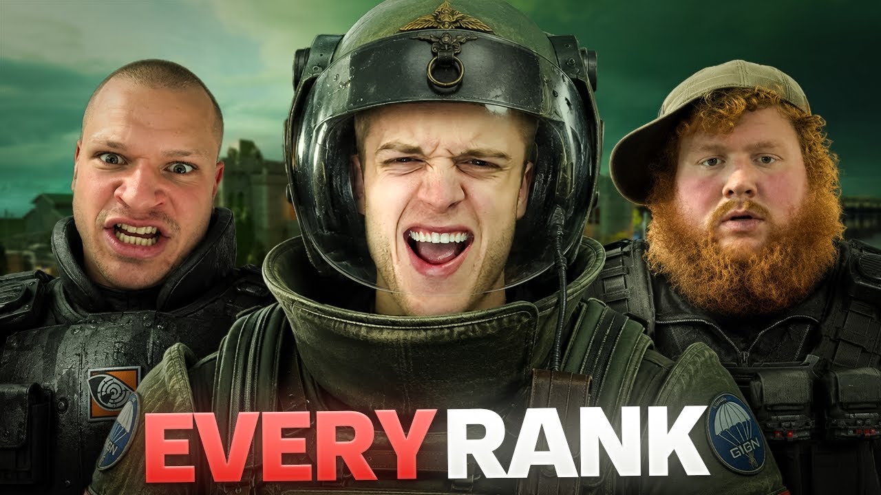 We Played EVERY Rank In Rainbow 6 Siege..