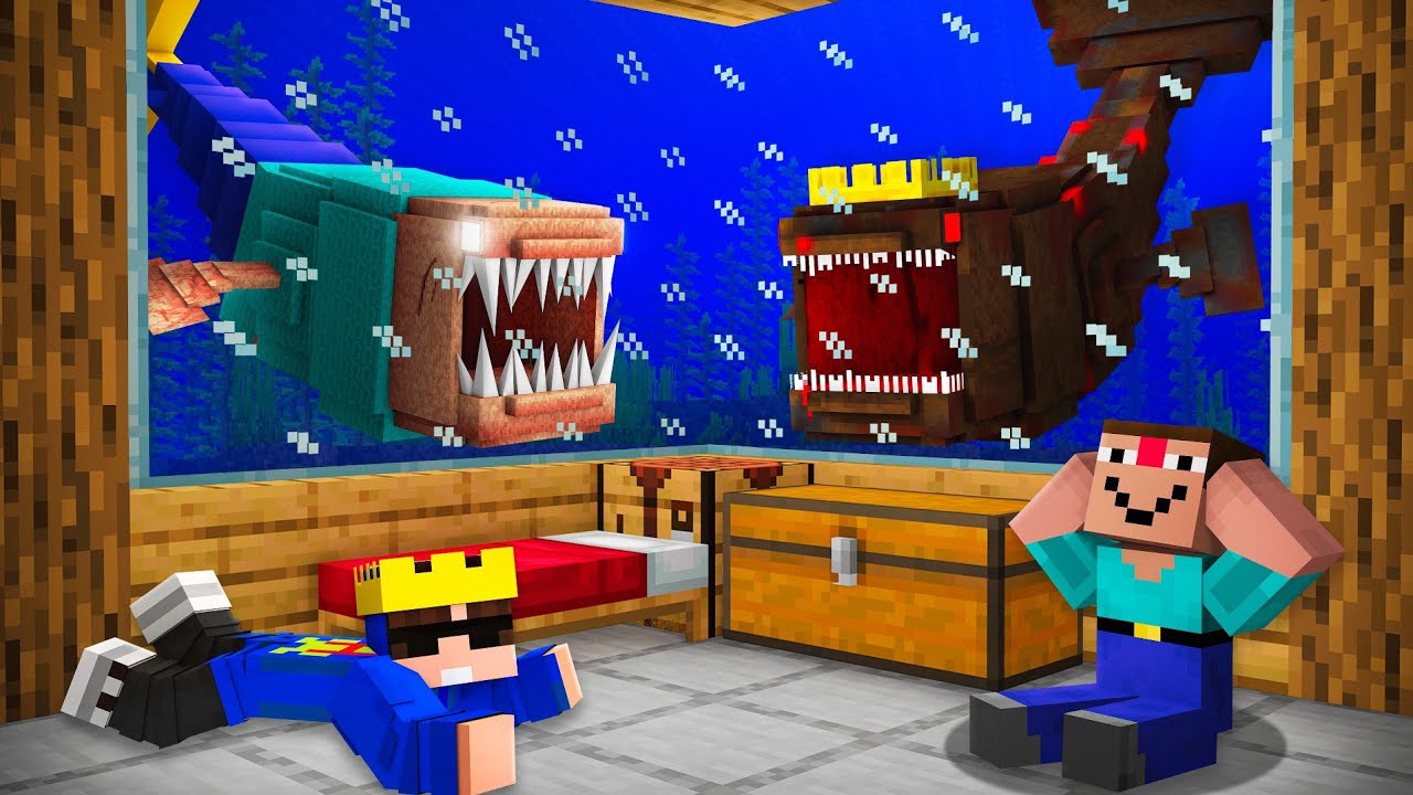 We Surviving From Scary Entities Bloop In Minecraft!