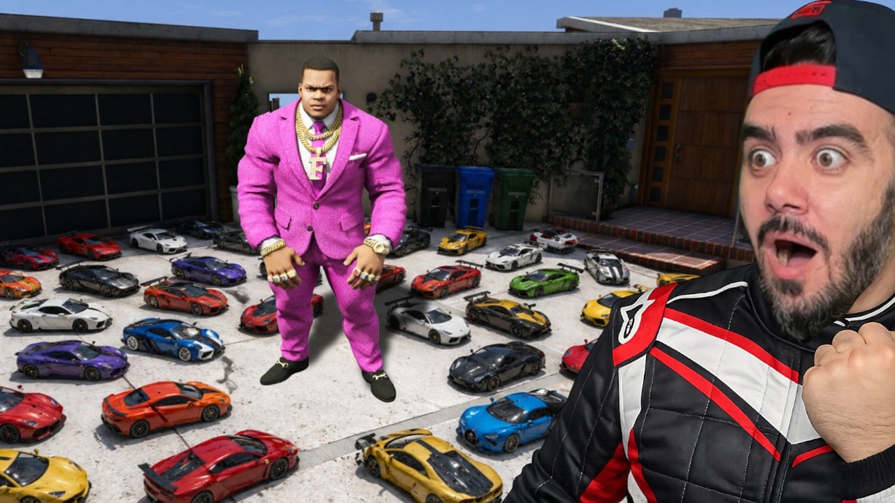 FRANKLIN SÜPER SPOR ARABALARINI KAÇIRDI - GTA 5 MODS