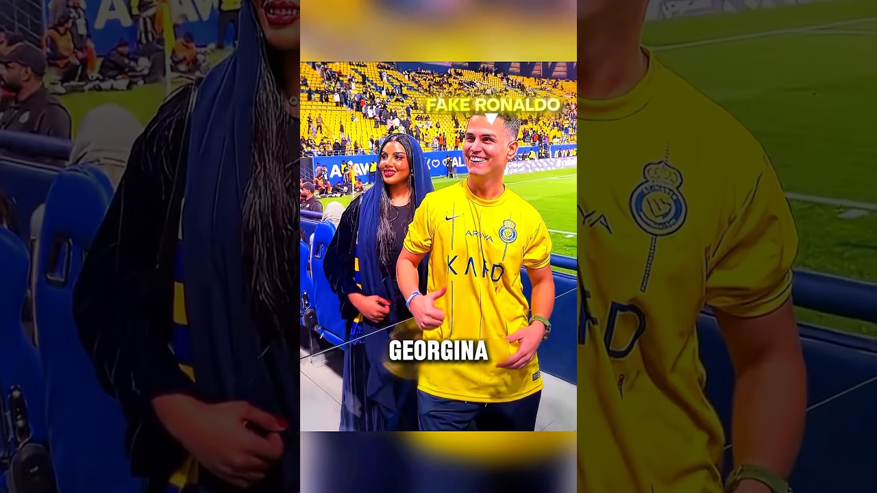 Georgina ficou furiosa ao ver um falso Ronaldo 😡