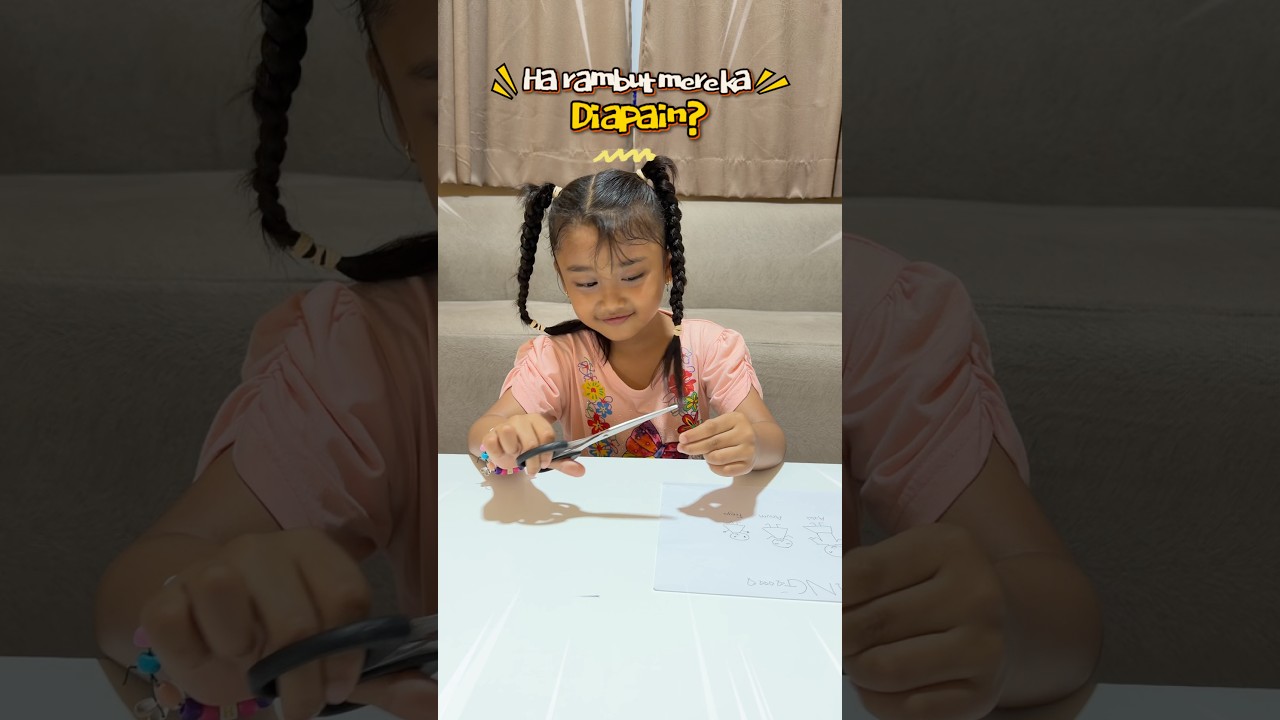 BUAT KARYA DARI RAMBUT ASLI #dramangakak #lucu