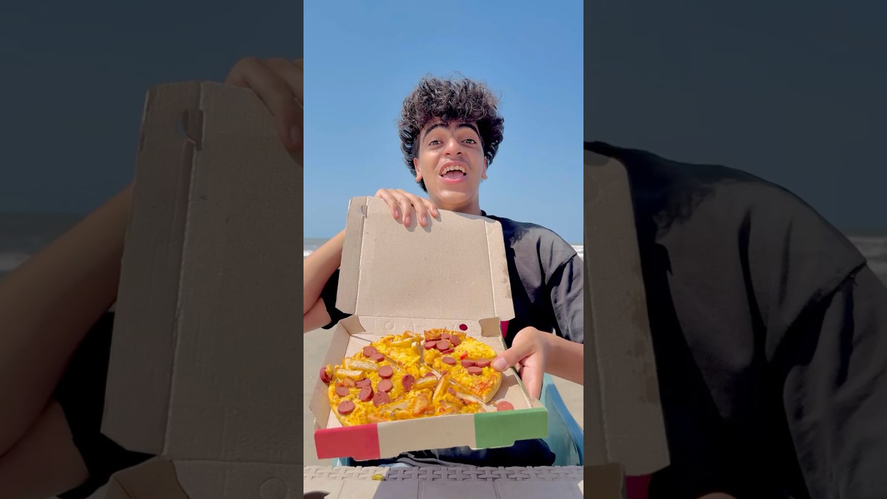 الولد الطفس والبيتزا😂🍕