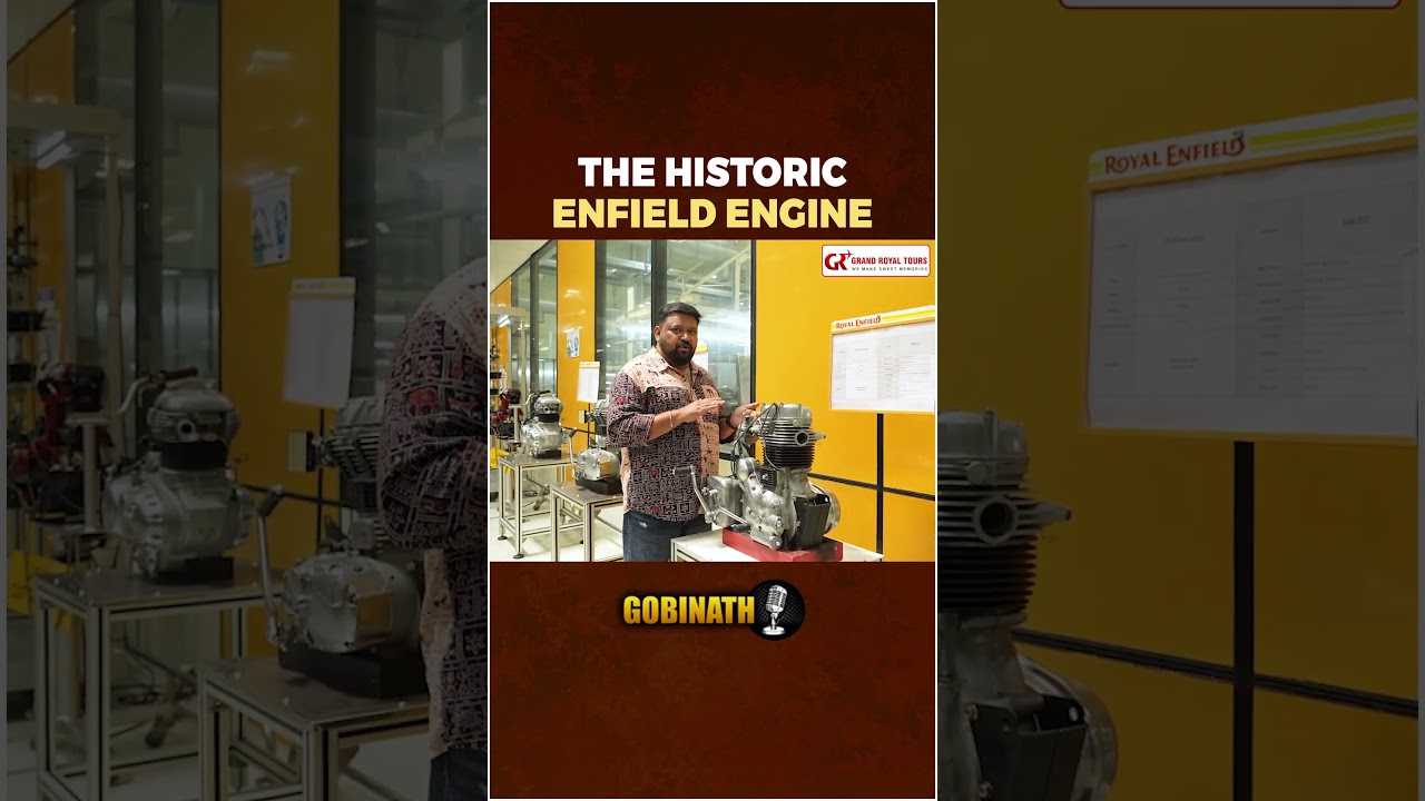 Royal Enfield’s Legendary Cast Iron 348cc Engine | Gobinath Explains #shorts