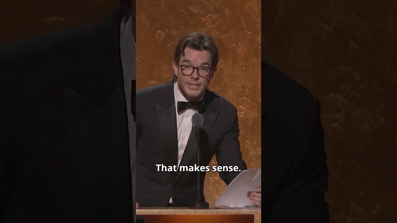 John Mulaney joked about self-taping for the role of “Young Cop” in The Bride! 😅 (via @Oscars)