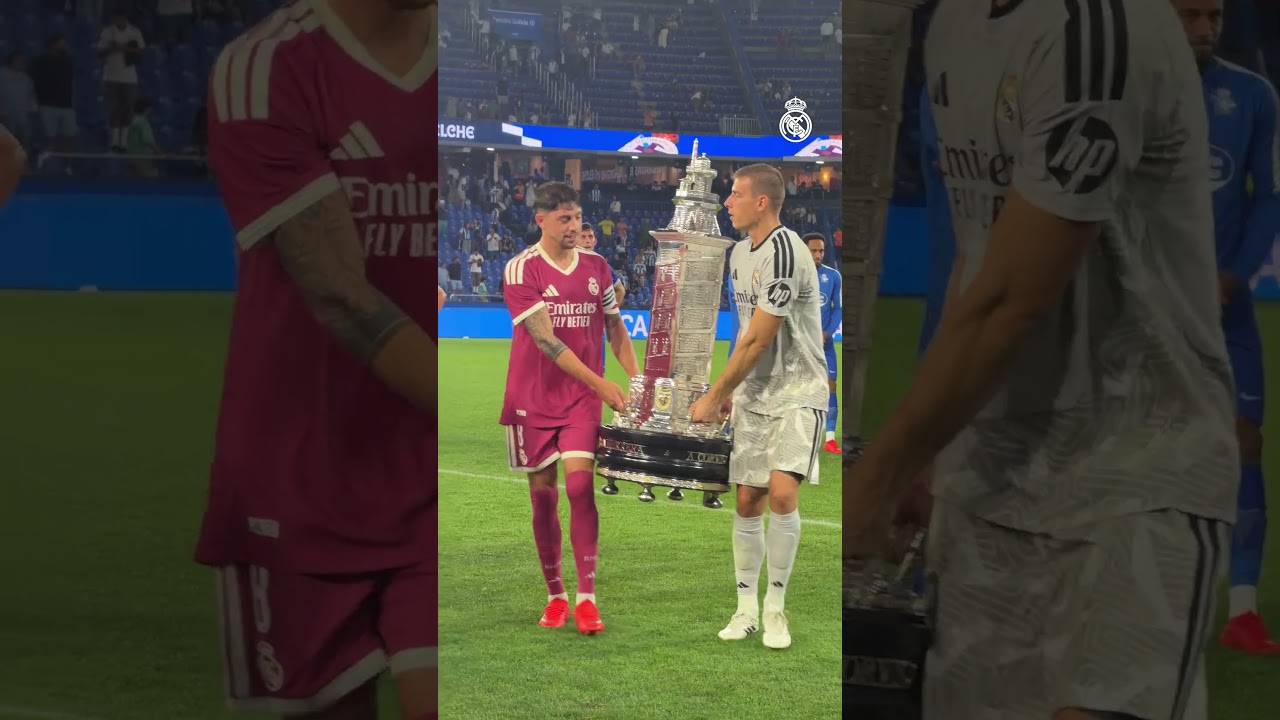 ⚖️ Carrying the Trofeo Teresa Herrera - a two-man job!