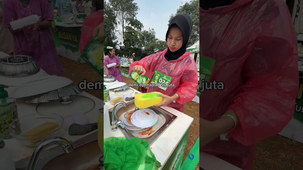 Demi hadiah 50 juta #lomba #cucipiring