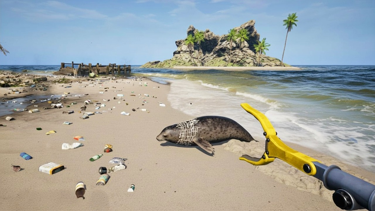 AKU HARUS MEMBANGUN DAN MENJAGA PANTAI YANG RUSAK.... Restore Your Island