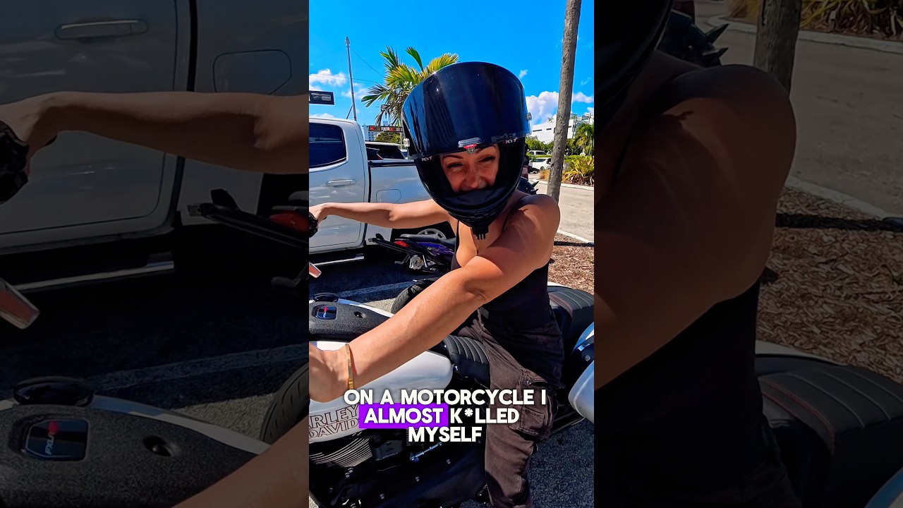THAT conversation took a turn 😳 #bikers #bikergirl #insta360motorcycle #insta360 #motovlogger