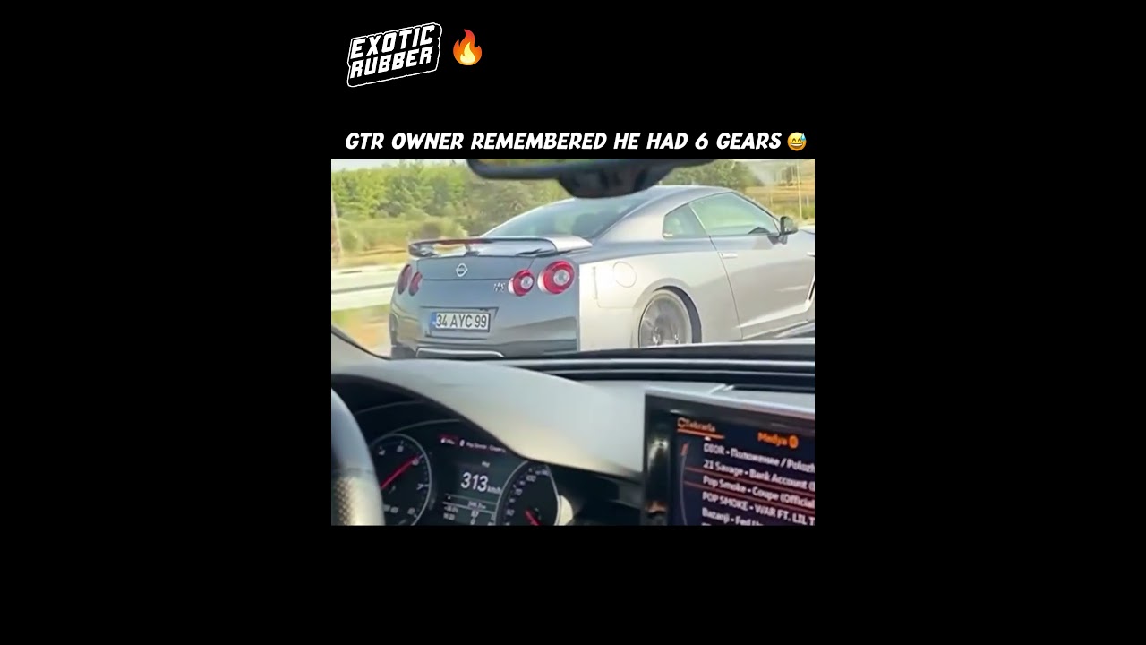 Nissan GTR Remembered He Had More Gears
