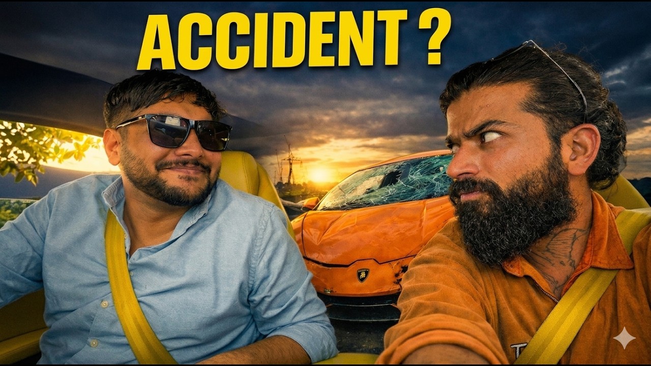 Apni Lamborghini Ka Accident Kardiya Isney 😡
