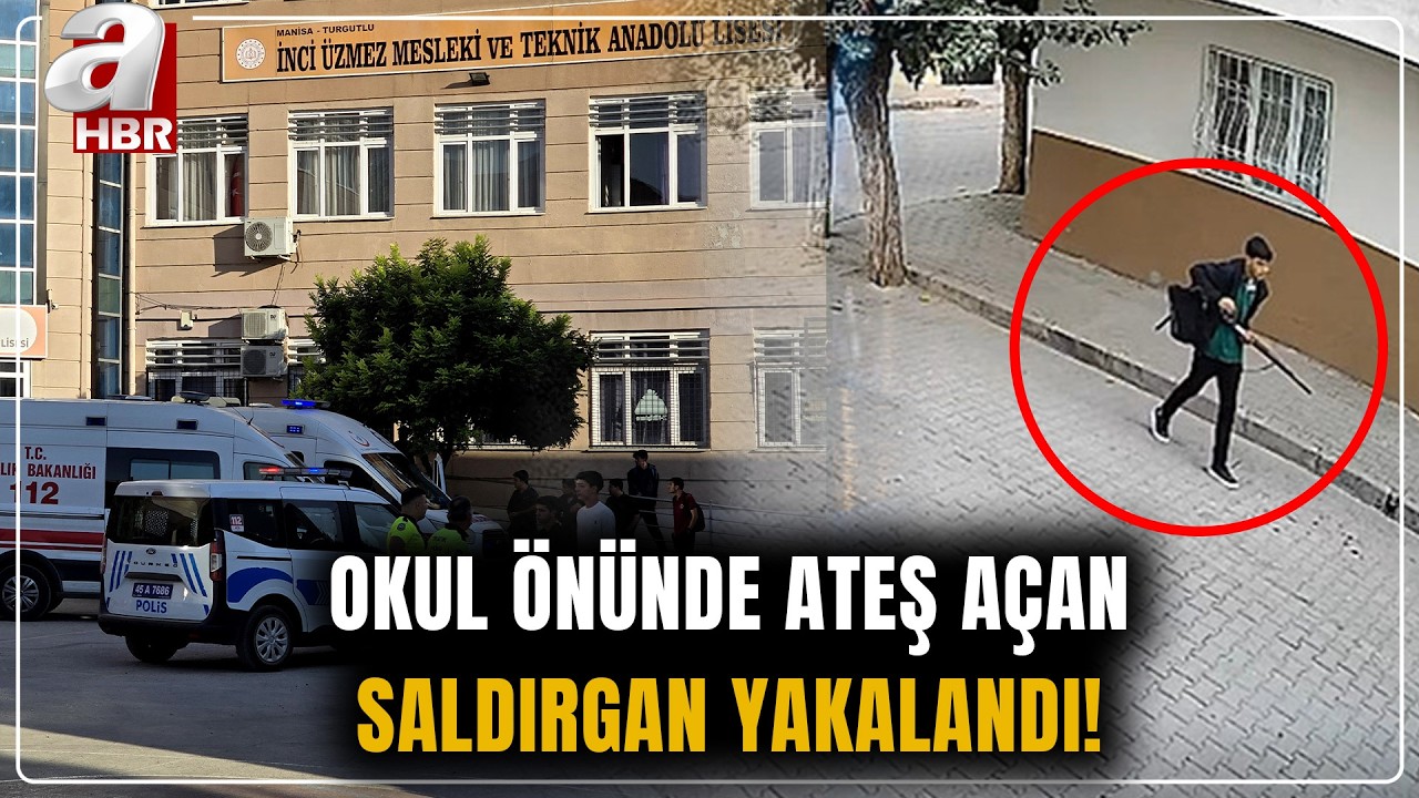 Manisa Turgutlu'da Okul Önünde Dehşet! Silahlı Saldırıda 8 Yaralı | A Haber