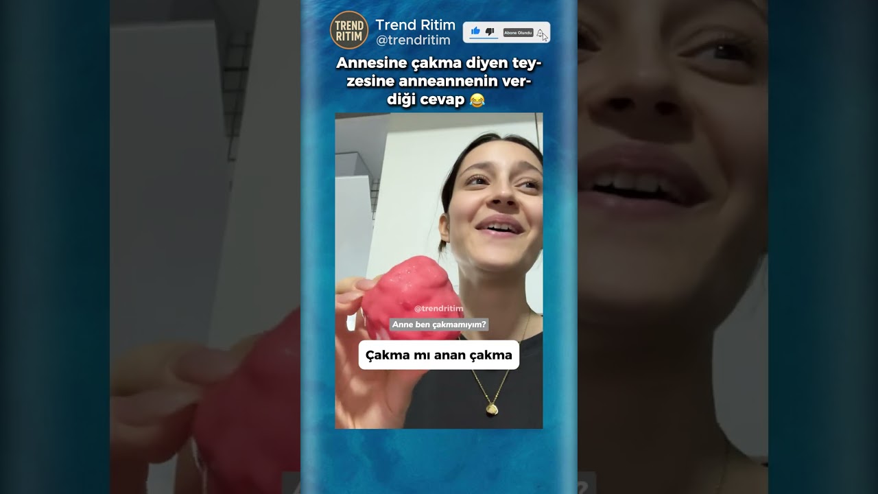 Annesine Çakma Diyen Teyzesine Anneannenin Cevabı 😂😁