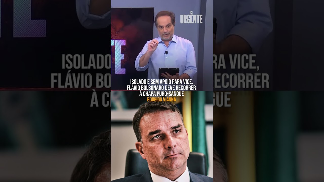 Isolado e sem apoio para vice, Flávio Bolsonaro deve recorrer à chapa puro-sangue.
