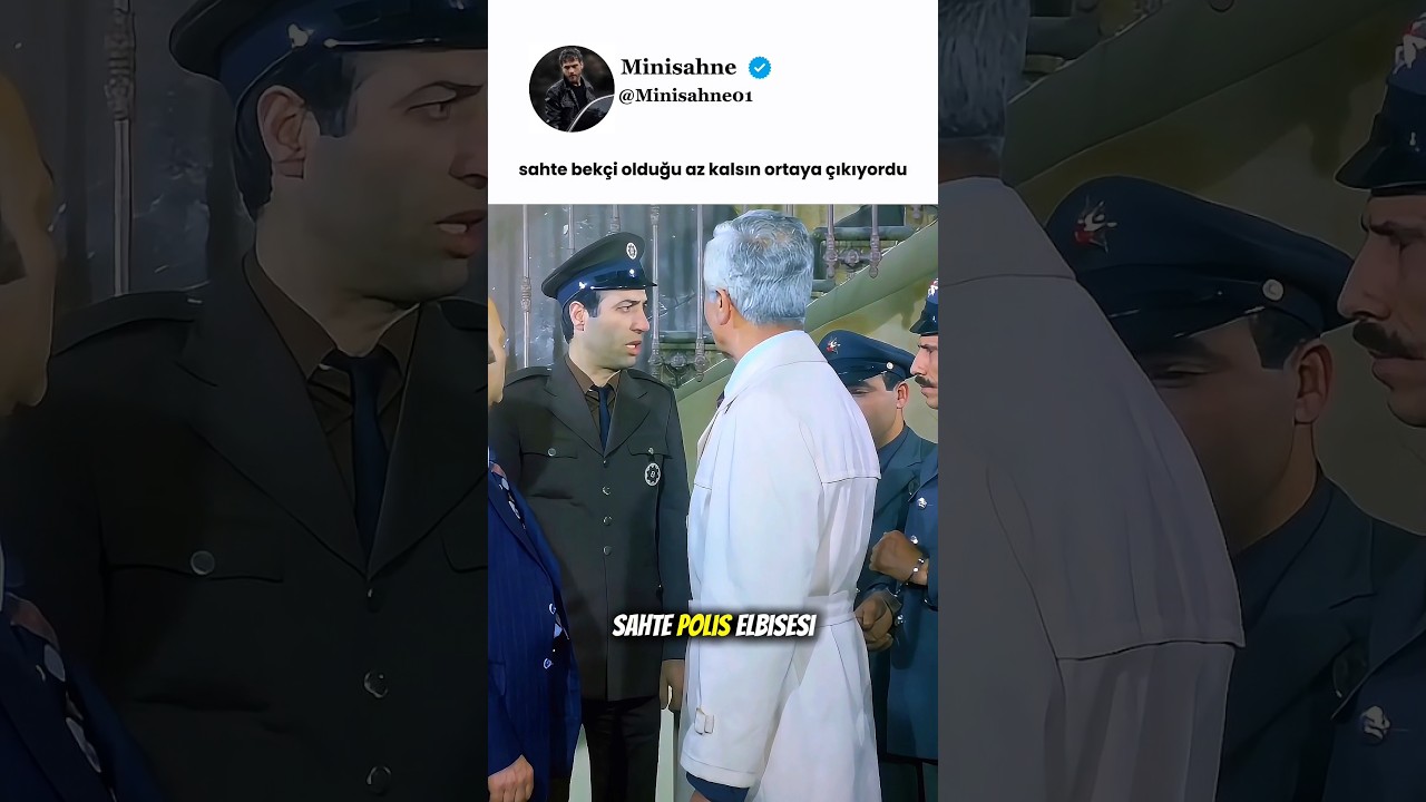 sahte bekçi olduğu az kalsın ortaya çıkıyordu