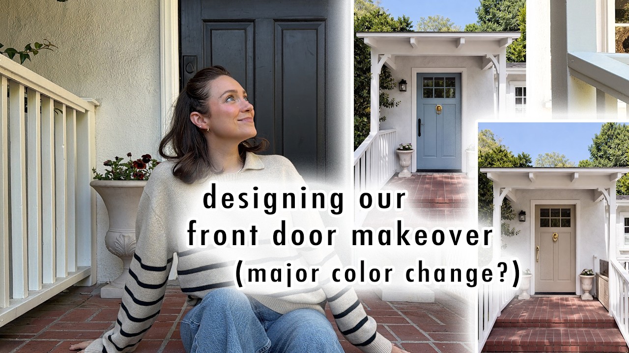 designing our front door makeover (major color change?) | MaCenna Lee - Published by XO, MaCenna Vlogs