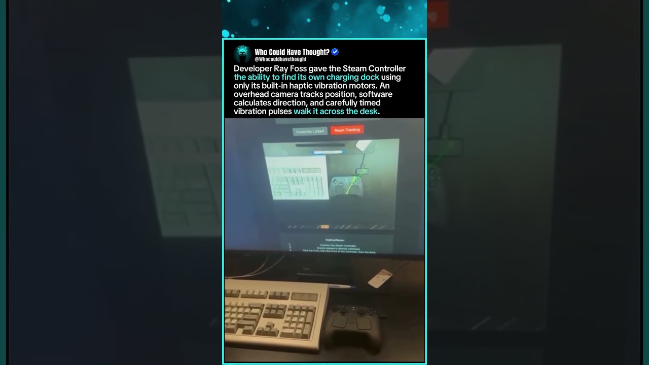 Steam Controller Drives Itself to the Charger