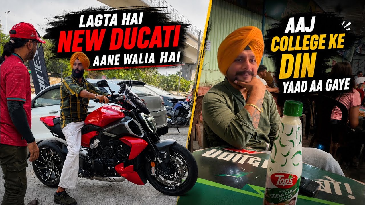 Lagta hai New Ducati aane wali hai 😍 only 35 Lakhs 😱 Paji ne College ke din yaad dila diye 😍