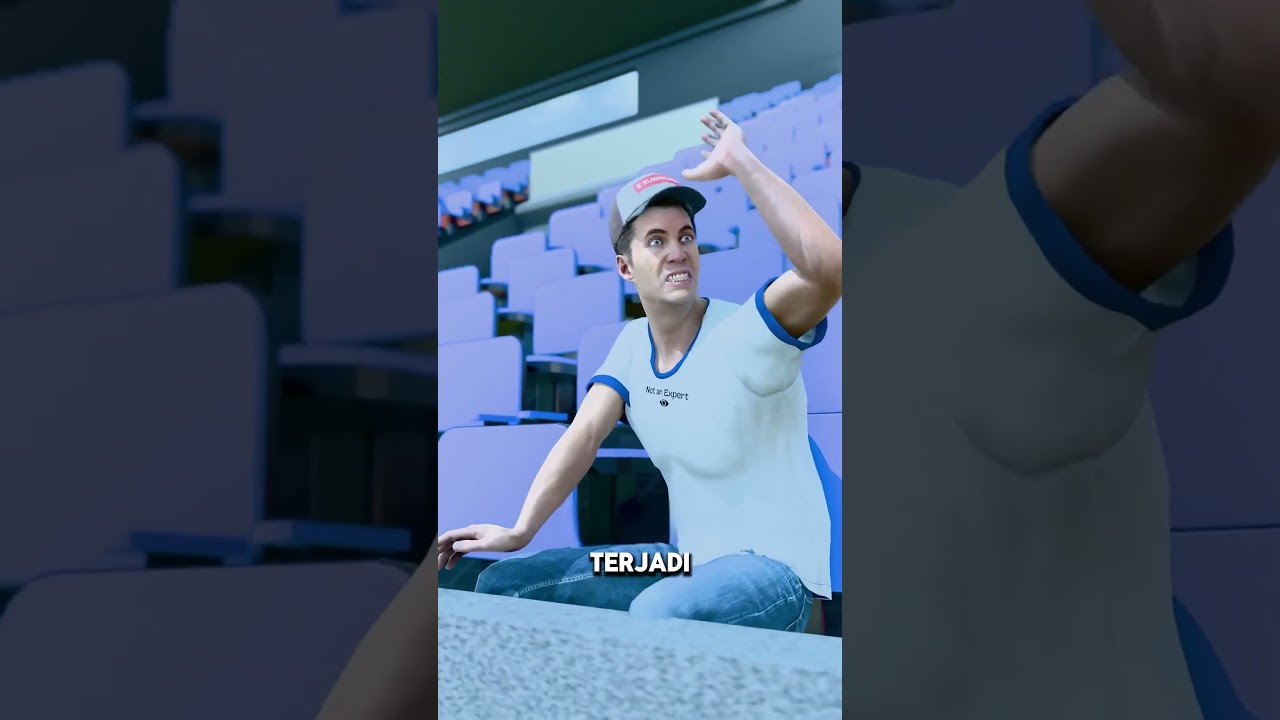 Kursi Stadion Terbaik Itu di Sini! 🏟️ #shorts