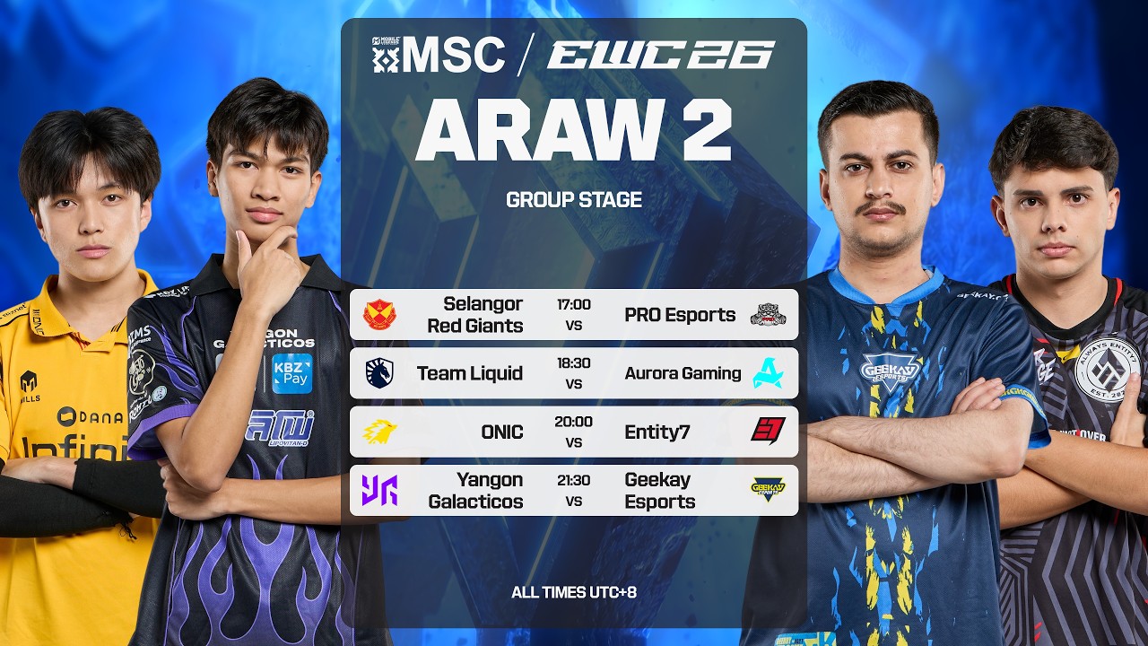 [LIVE] | MSC SA EWC Group Stage Araw 2 | (PH)