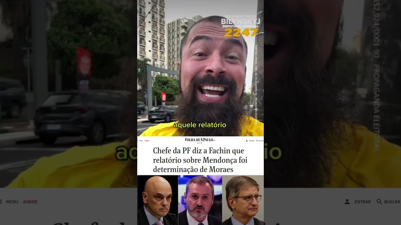 "Entregou o Xandão" | Chefe da PF diz que relatório sobre Mendonça foi determinação de Moraes