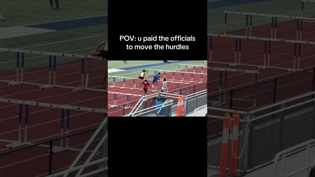 Running the hurdles 🤭🏃🏽‍♂️ #track #foryou