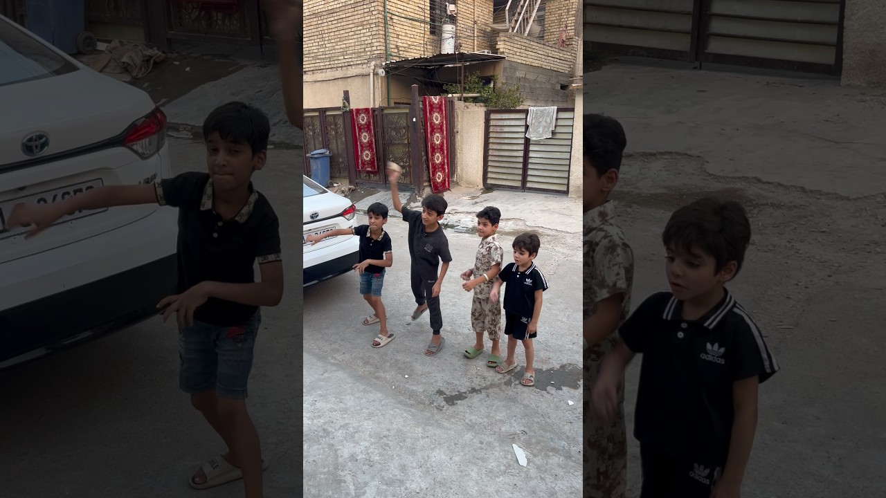 الاطفال ضربو الباب وشردو