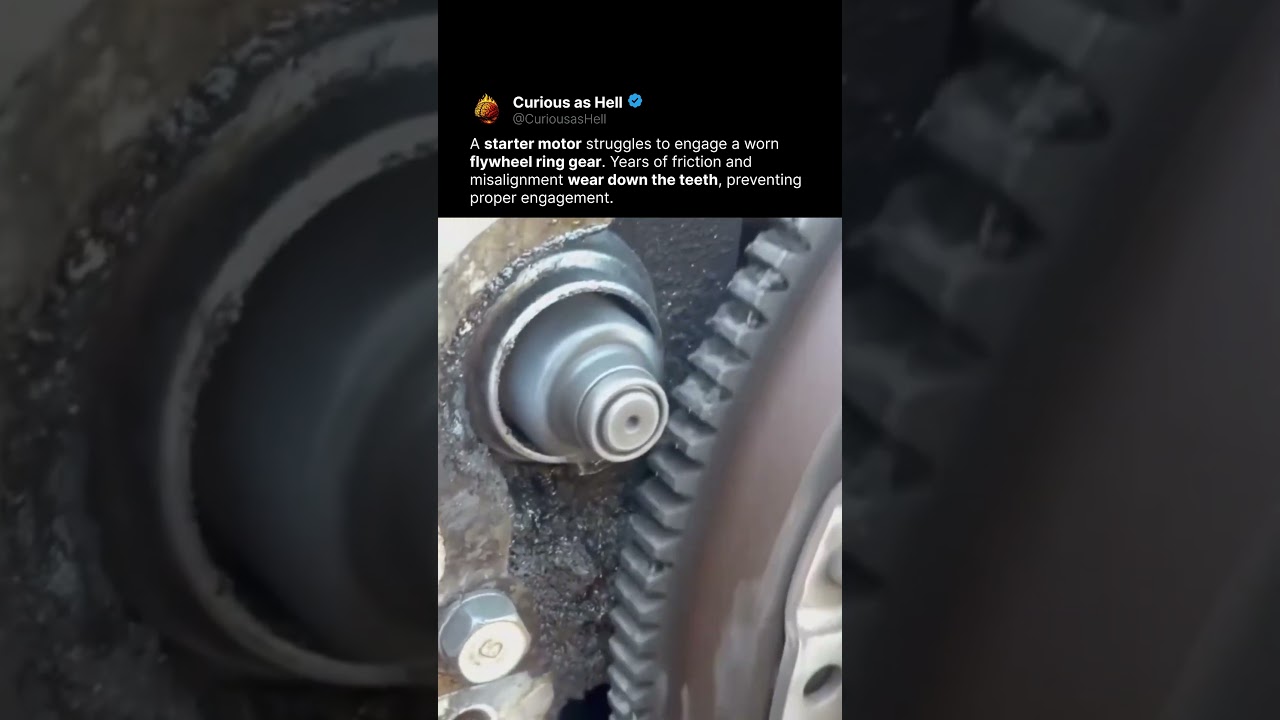 Worn Out Flywheel Teeth ⚙️