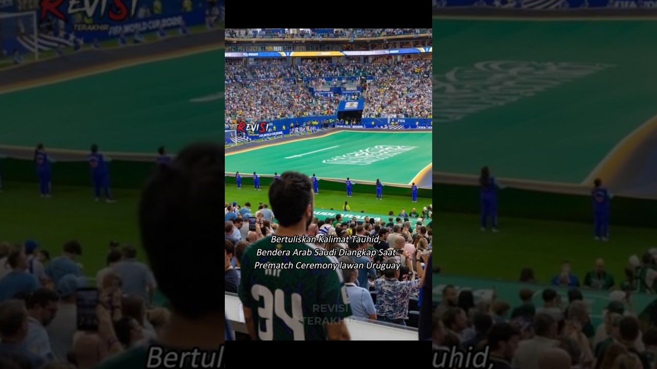 Hormati Kalimat Tauhid, Bendera Arab Saudi Pantang Sentuh Tanah di Piala Dunia! 🙌